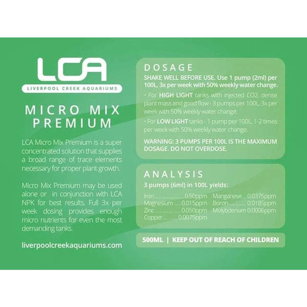 LCA Liquid Fertilizer Micro Mix