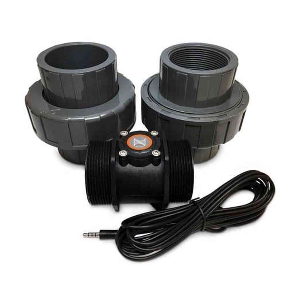  Neptune FS-200 2 inch flow sensor with PVC unions for aquarium plumbing