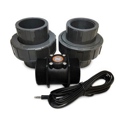  Neptune FS-200 2 inch flow sensor with PVC unions for aquarium plumbing