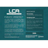 LCA Purify + Protect 500ml label