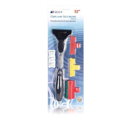  Resun Deluxe 12-inch aquarium scraper with plastic, steel, and pad blades