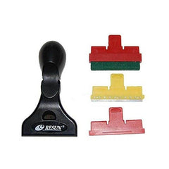 Resun Deluxe 5 inch aquarium scraper with plastic, steel, and pad blades for algae removal