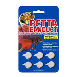 Zoo Med Betta Banquet Block 6pcs time-release vacation fish food for Bettas