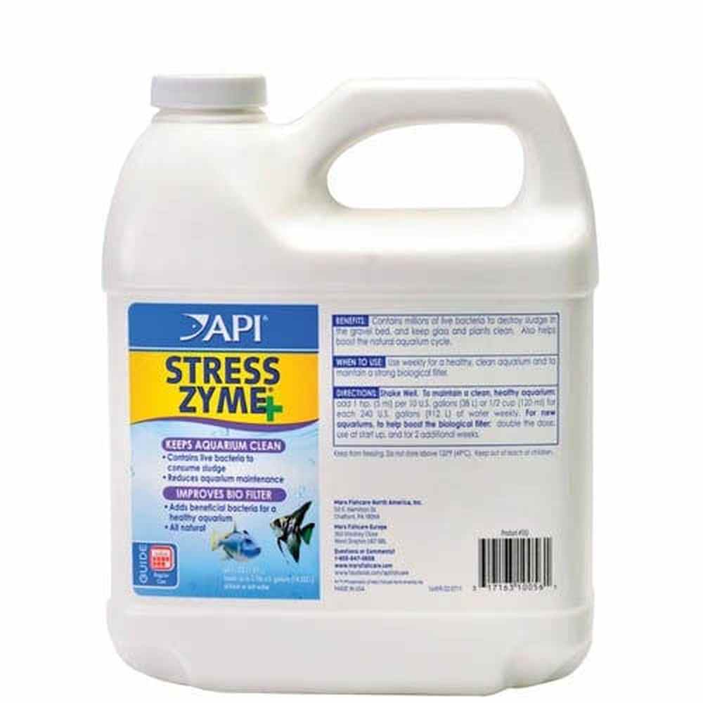 API Stress Zyme 1.89L bacterial cleaner for aquariums
