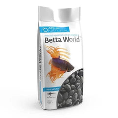 Aqua Natural Betta World Polished Black 350g – smooth black gravel for betta aquariums