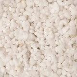 Close-up of Aqua Natural Ice White gravel showing clean 2–4mm grain size