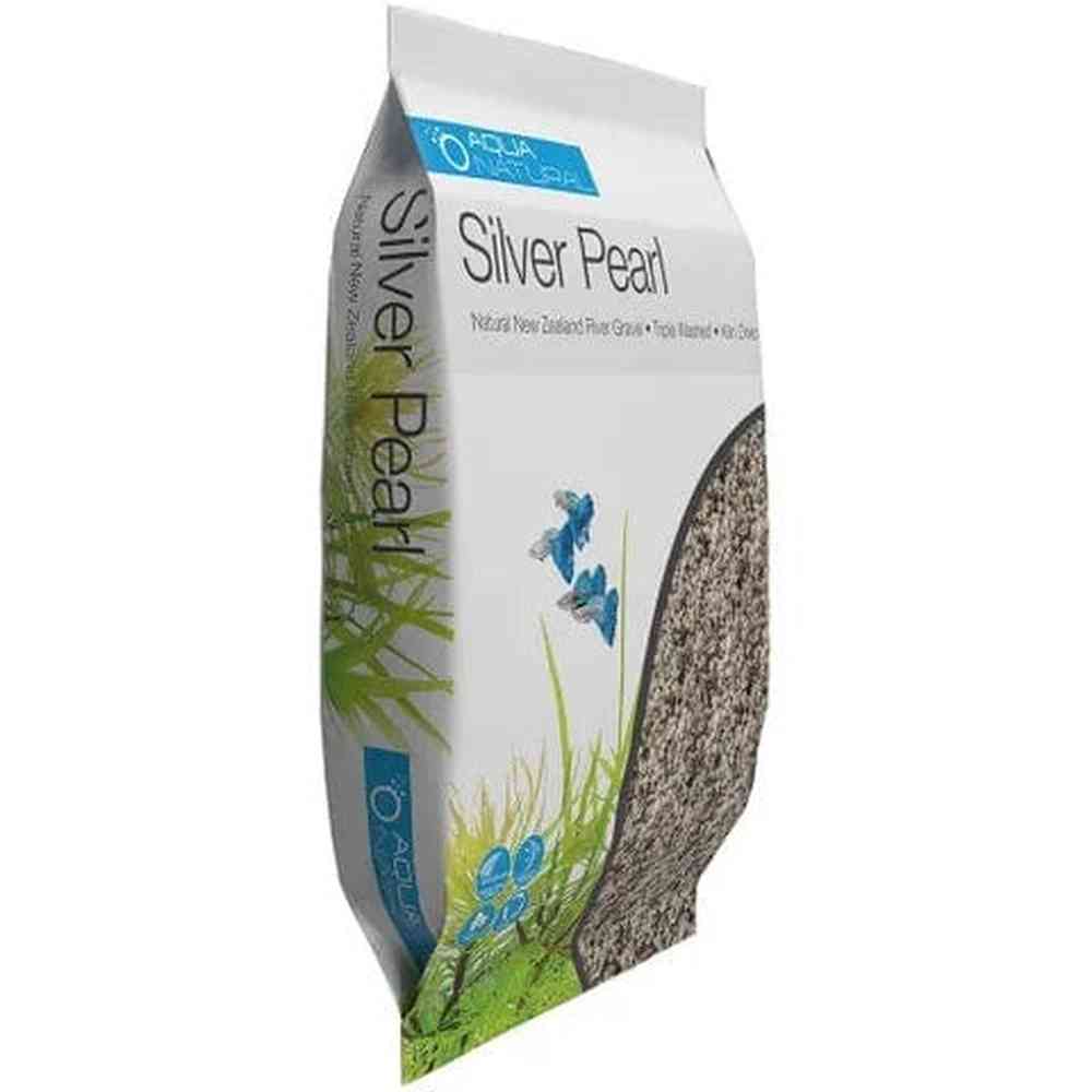 Silver Pearl gravel right view packaging