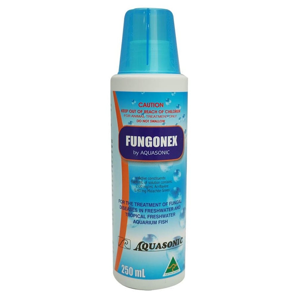 Aquasonic Fungonex 250ml – fungal and fin rot treatment for freshwater fish