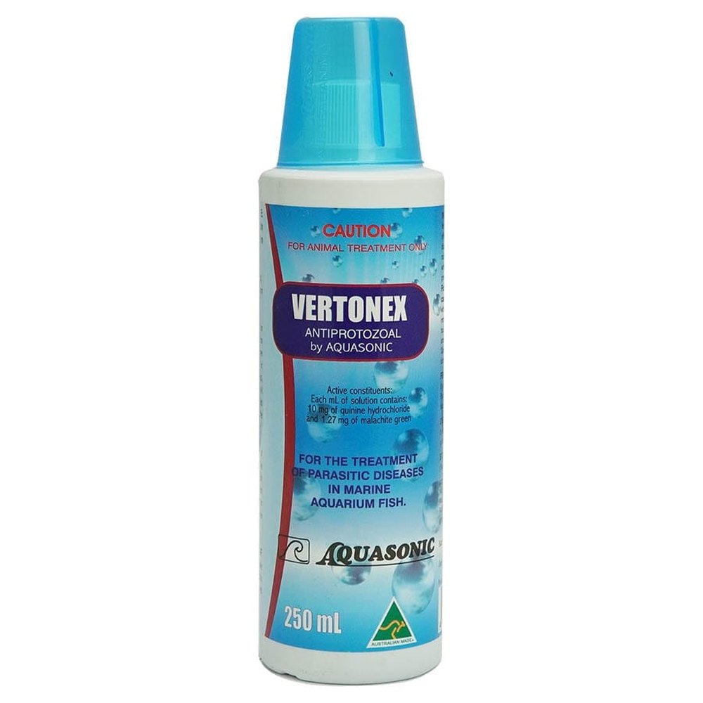 Aquasonic Vertonex 250ml reef-safe marine ich treatment for corals