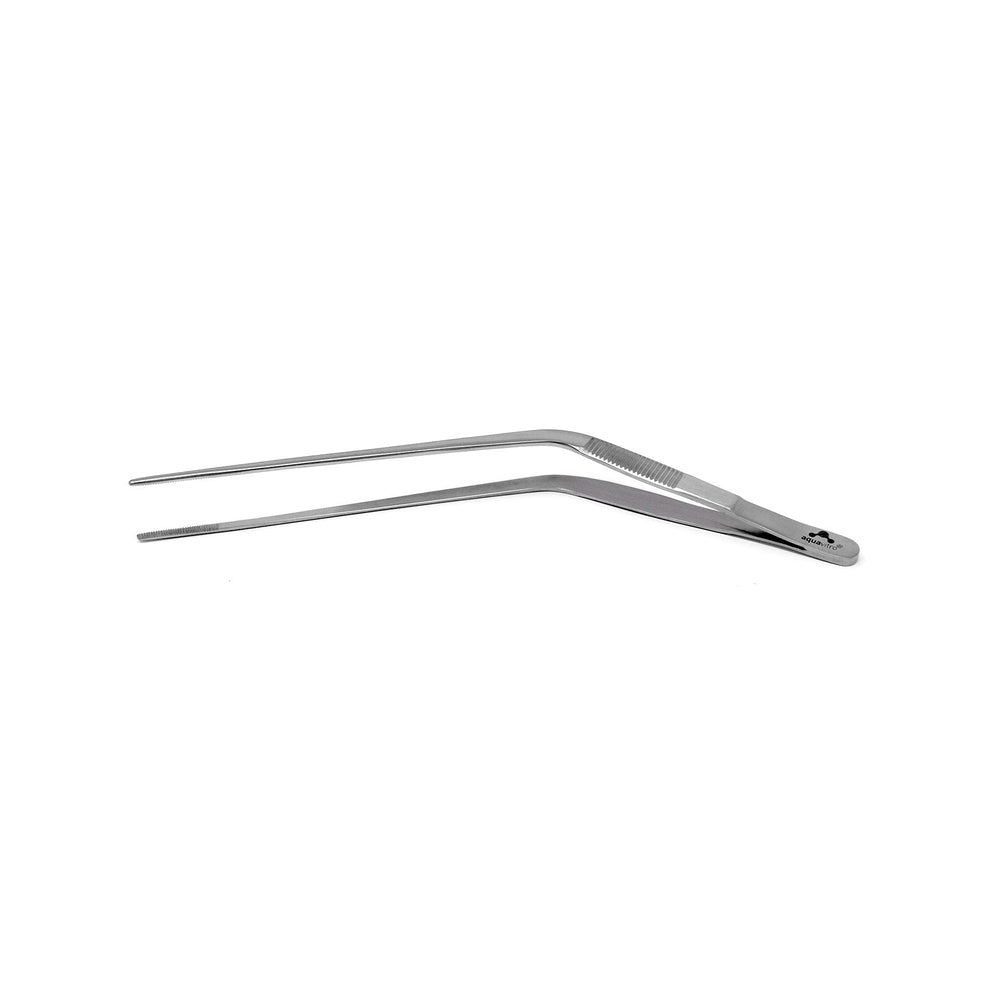 Aquavitro 45° Forceps – stainless steel angled aquascaping tool for reef and freshwater tanks
