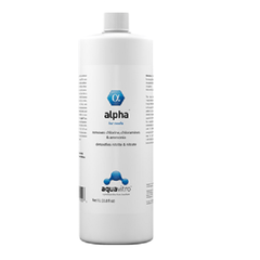 Aquavitro Alpha 1L front view – concentrated water conditioner for reef and freshwater use