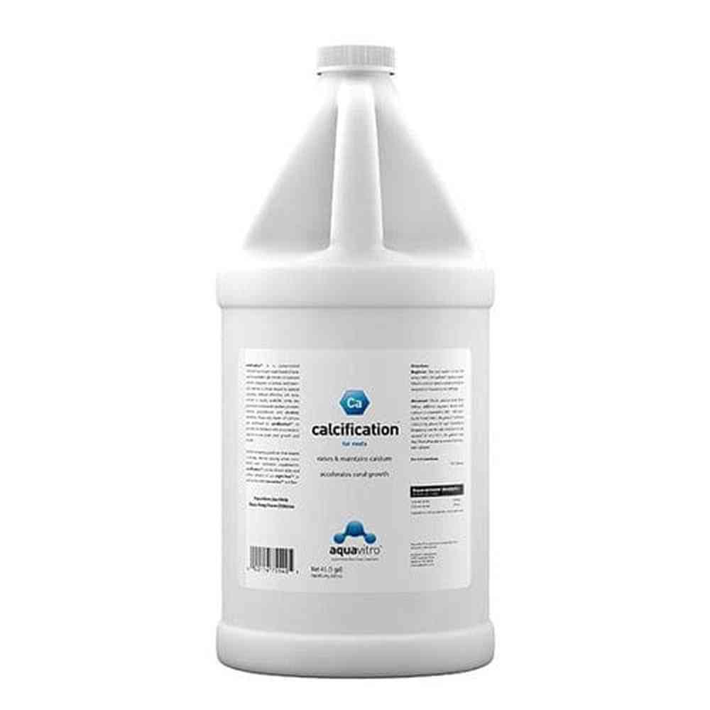 Aquavitro Calcification 4L bottle front – calcium supplement for reef aquariums