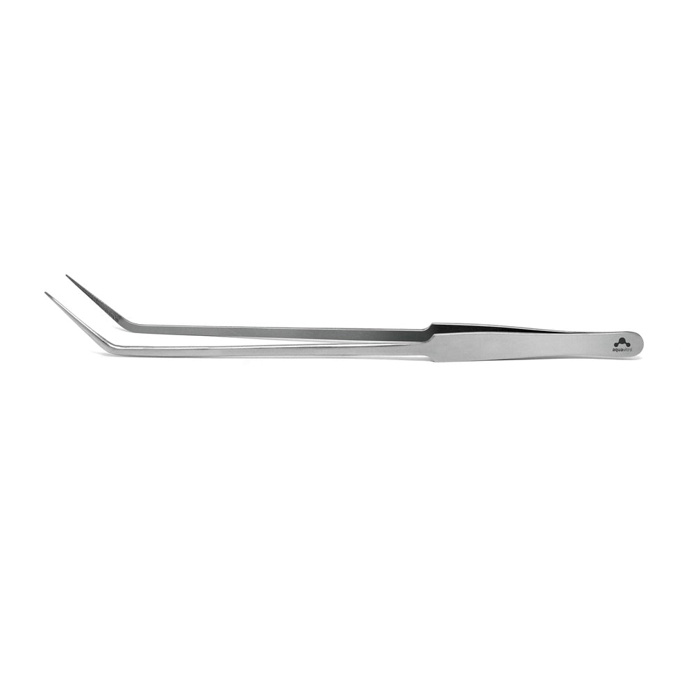 Aquavitro Curved Needle Tip Forceps 25cm for freshwater and marine tanks