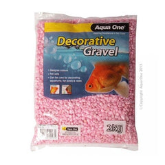 Aqua One Gravel Metallic Pink 2kg