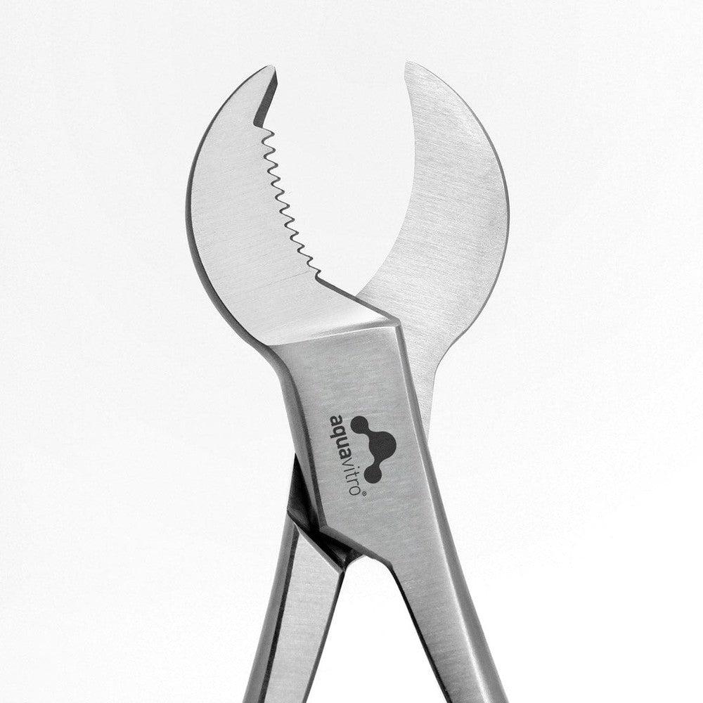 Close-up view of 20cm crescent-shaped coral cutter blade