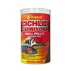 Tropical Cichlid Carnivore Small Pellet 1000ml 360g