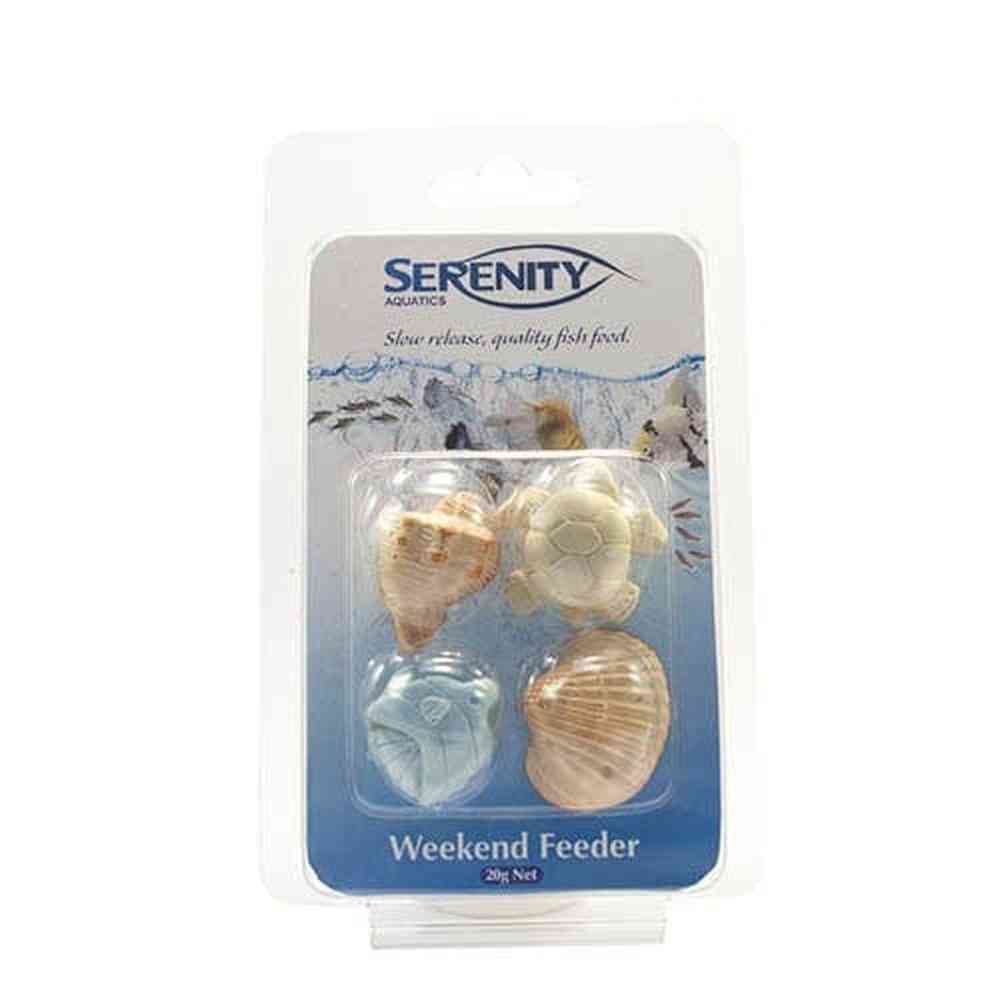 Serenity Weekend Feeder 4 Pack 20g