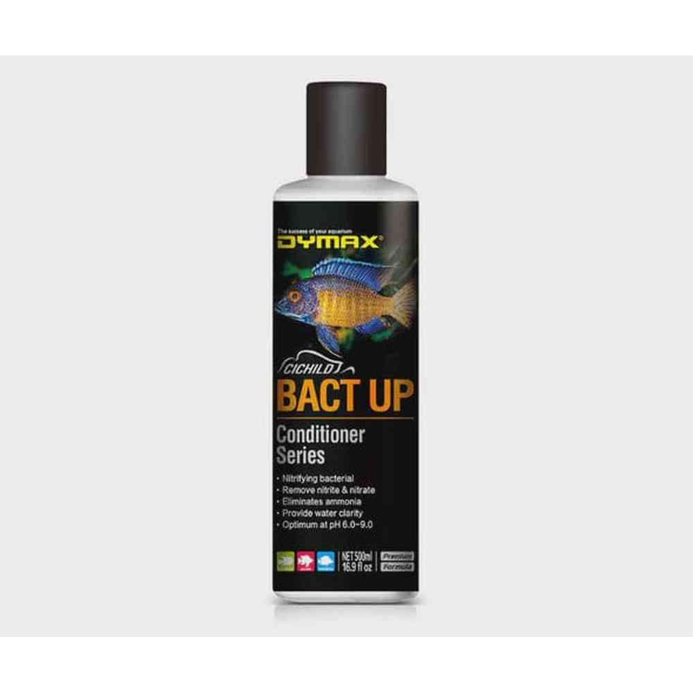 Dymax Bact Up 500ml beneficial bacteria bottle for cichlid aquariums