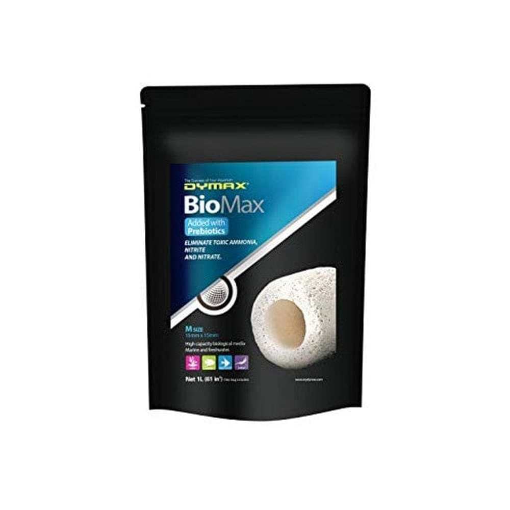 Dymax Bio Max 1L biological filter media box with included zipper media bag