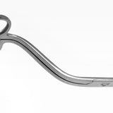 Close-up of Aquavitro Foreground Shears curved blade