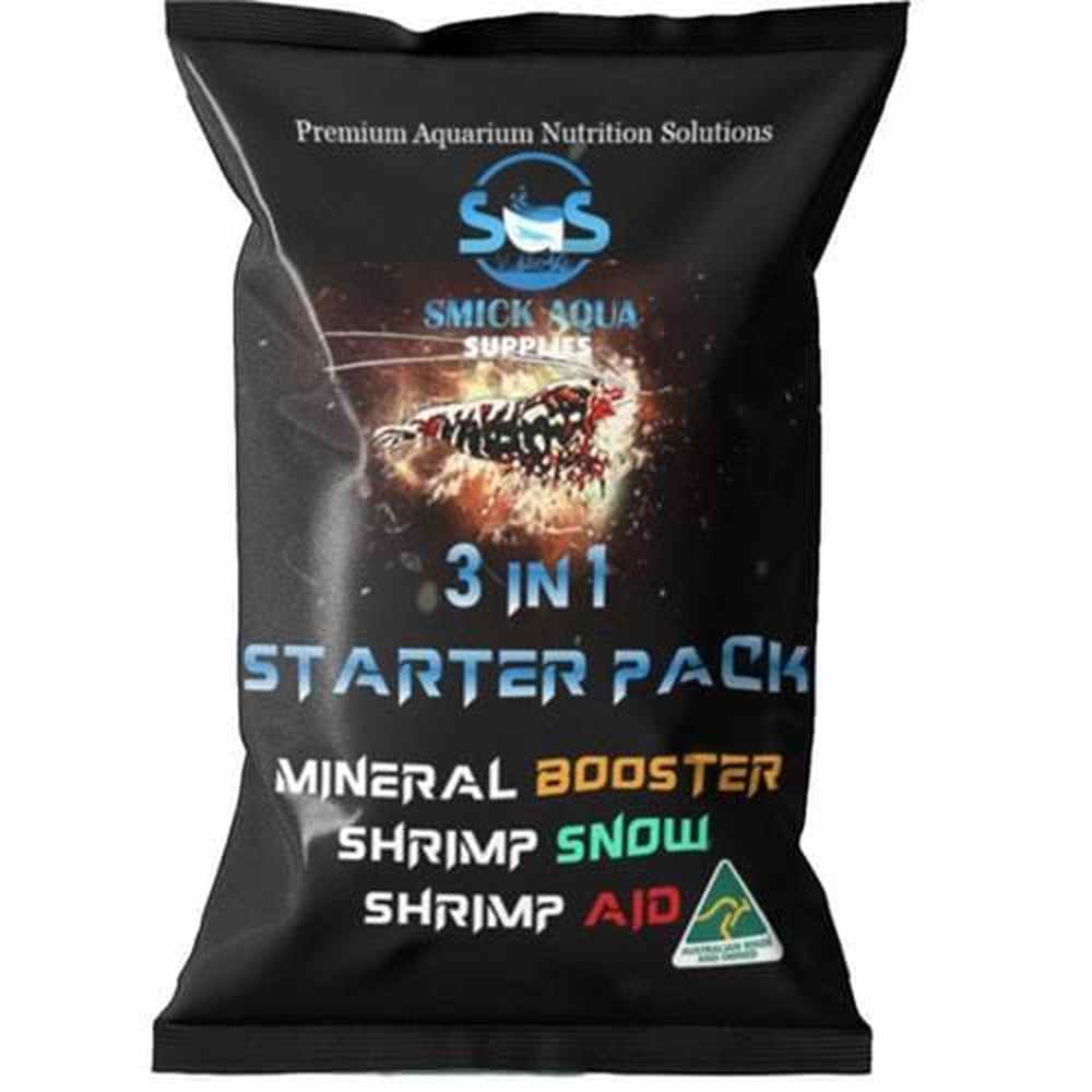 SAS 3 in 1 Starter Pack for freshwater shrimp tanks