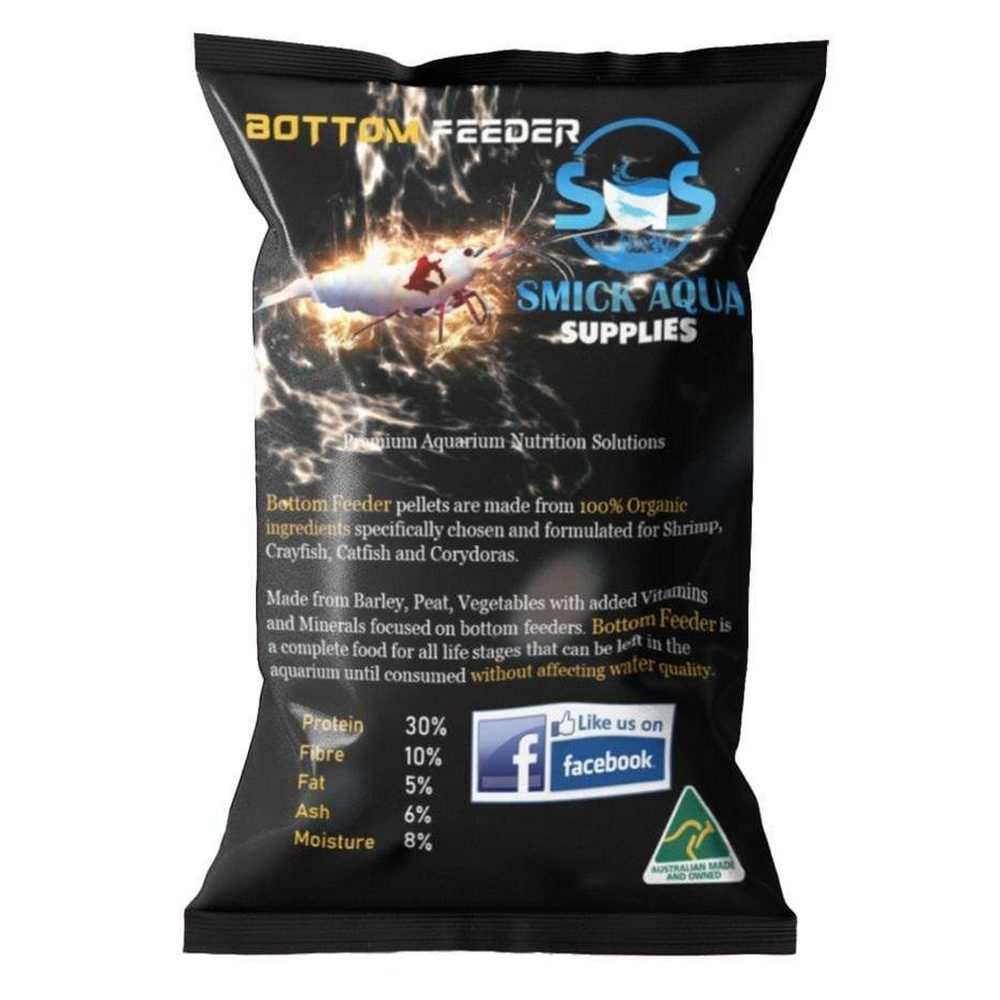 SAS Bottom Feeder Pellets for shrimp, crayfish and catfish – 25g bag